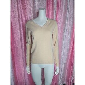 Cashmeren Cream Cashmere Merino Wool Preppy City Sweater Size Medium